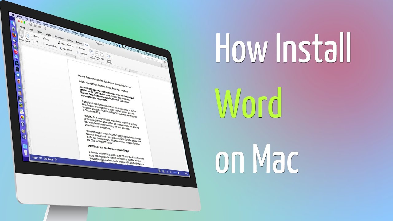 microsoft word 2011 for mac home and student